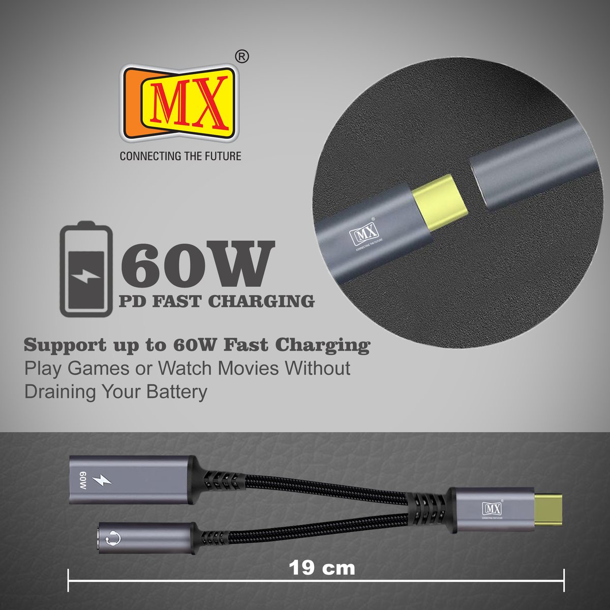 mx_electronics's tweet image. Introducing Our New Product: MX 2-in-1 USB Type C Male to 3.5mm Audio Port with Type C 60W PD Charging Female Port
Buy Link : bit.ly/3I3PdBi

#mxmdrtechnologies #makeinindia #electronicslovers #2in1cable #USBTypeC #bestquality #electronicsmumbai #electronicsindia
