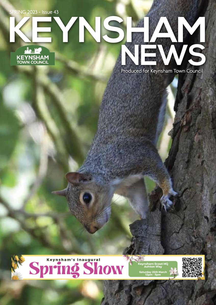 How cute is the cover for the latest issue of Keynsham News? Digital copies are online now, physical copies will be heading to residents in the next few weeks!