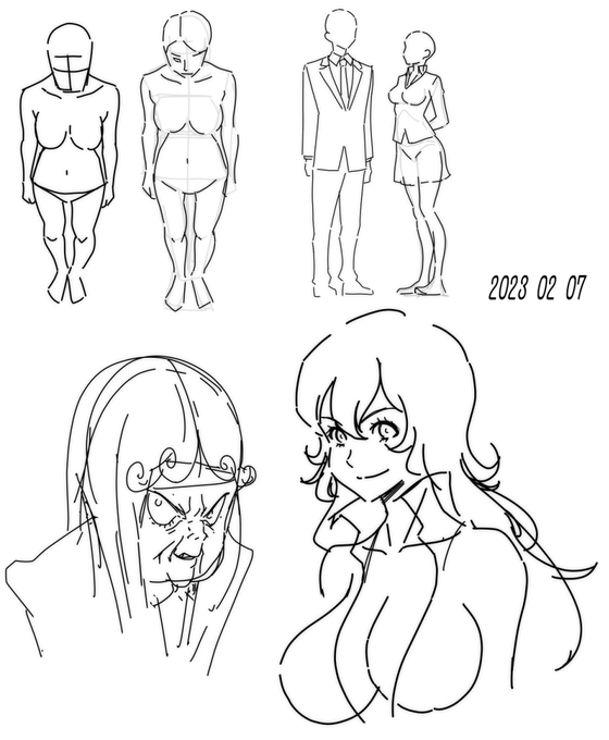 今日はダメダメ
途中で飽きてラクガキ 