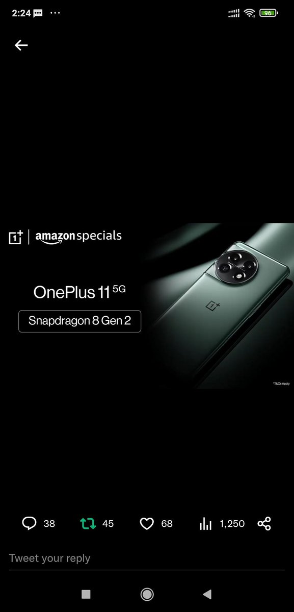 sanchit_wake's tweet photo. @amazonIN Here's my screenshot

#OnePlus115GO #OnePlus115GOnAmazonSpecials
@amazonIN https://t.co/hm4TgfRB21