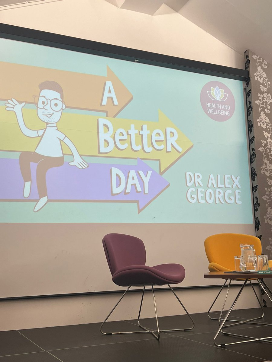 What a fantastic event yesterday that Justine got to attend to kick start Children's mental health week! 

The theme is let's connect. What a better way to connect than listening and speaking to the youth mental health ambassador Dr Alex George!

<a href="/WellbeingInFife/">Wellbeing In Fife</a>
<a href="/Includem2000/">includem</a>