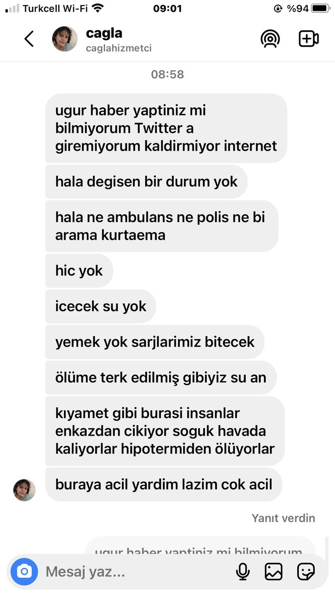 ugurhersek's tweet photo. Yaptığım çağrının üzerinden 16 saat geçti ve hâlâ durum aynı.
Ambulans, polis, arama kurtarma, su yemek hiçbir şey yok.
Ölüme terk edilmiş durumdalar.
Lütfen Hatay’a yardım edin!
@caglahizmetci 
#hatayyardimbekliyor 
#deprem #Turkey #ohal #sondakika #acil #AHBAP #earthquake #AKUT https://t.co/yHi1xjW8fD