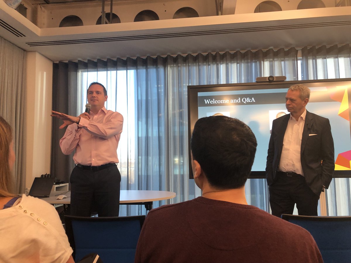 Great to see so many of our people at the town hall in our <a href="/PwC_UK/">PwC UK</a> Reading office with <a href="/KevinJDEllis/">Kevin Ellis CBE</a> we reflected on the benefits of hybrid working, the value of making new connections and the importance of helping our clients by sharing our regional industry insights.