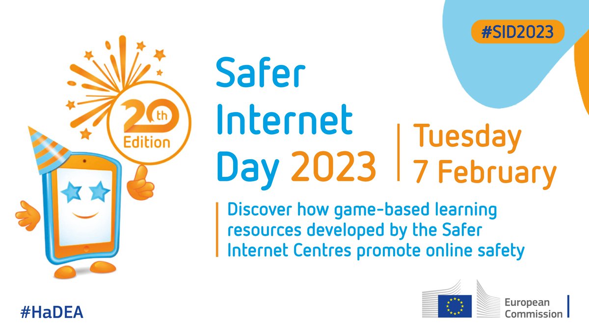 Happy #SaferInternetDay!💻

Discover how game-based learning resources developed by the Safer Internet Centres promote online safety 🔗👉 hadea.ec.europa.eu/news/safer-int…

#SID2023 #HaDEA