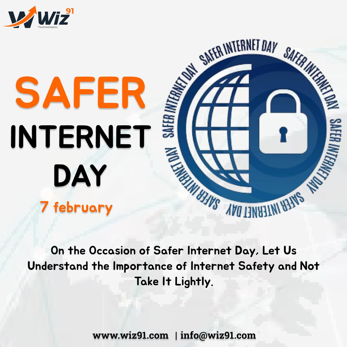wiz91Tech's tweet photo. Remember to find that balance between being careful online and embracing the opportunities that the digital platform presents! Safer Internet Day you all!
.
.
.
.
#saferinternetday #onlinesafety #anythingbutordinary #creativetalent #pathmadeclear #internetsafety #years https://t.co/K8CXGK0YsD