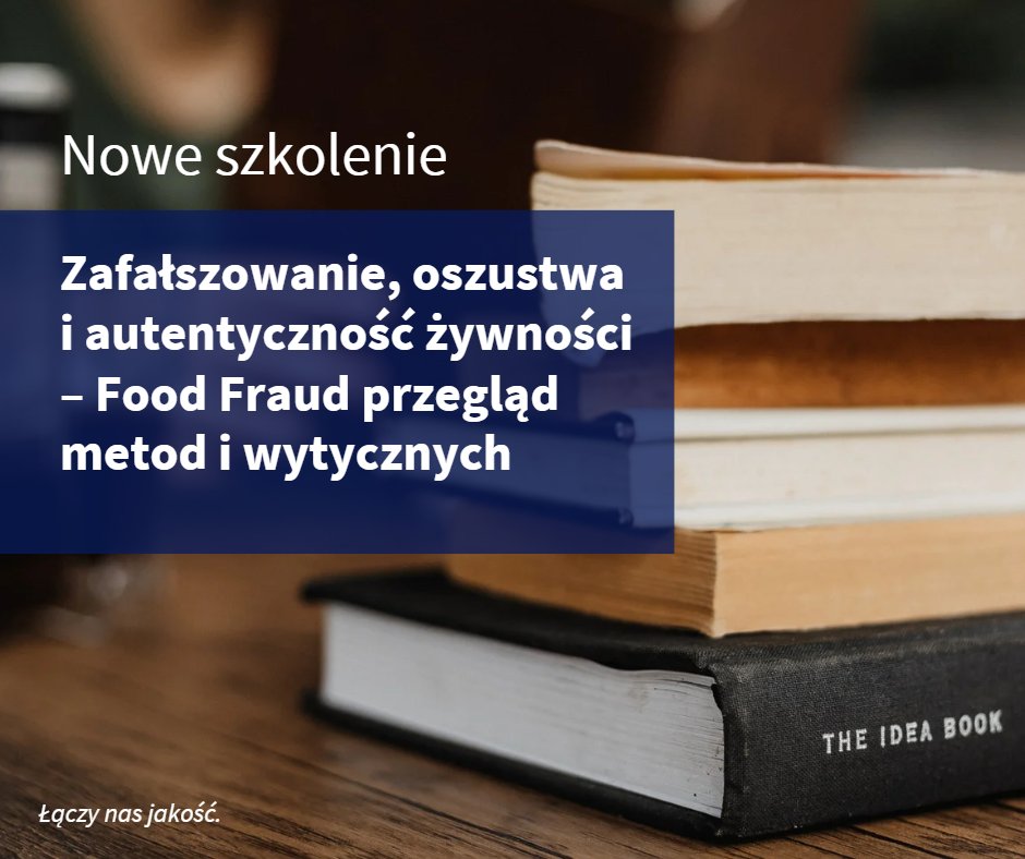 pcbcsa's tweet photo. Zapraszamy na NOWE SZKOLENIE z zakresu SZ Bezpieczeństwem Żywności:
Zafałszowania, oszustwa i autentyczność żywności – #FoodFraud przegląd metod i wytycznych.
Szczegóły dot. szkolenia oraz kartę zapisu znajdziesz tutaj:
https://t.co/6Qm2S4lO3v
#pcbc #pcbcsa #łączynasjakość https://t.co/c2dKRM2kSo