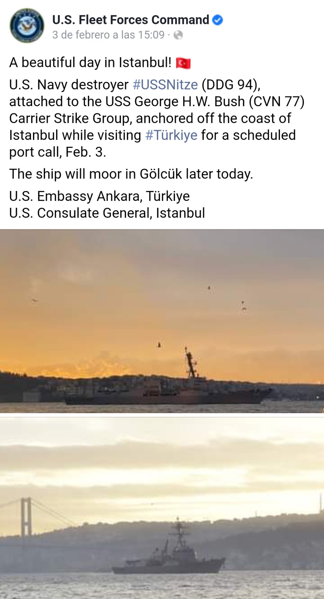 Meeting between US NAVAL CAPTAIN & US AMBASSADOR IN TURKEY https://www.facebook.com/reel/868919107662762?s=yWDuG2&fs=e&mibextid=Nif5oz