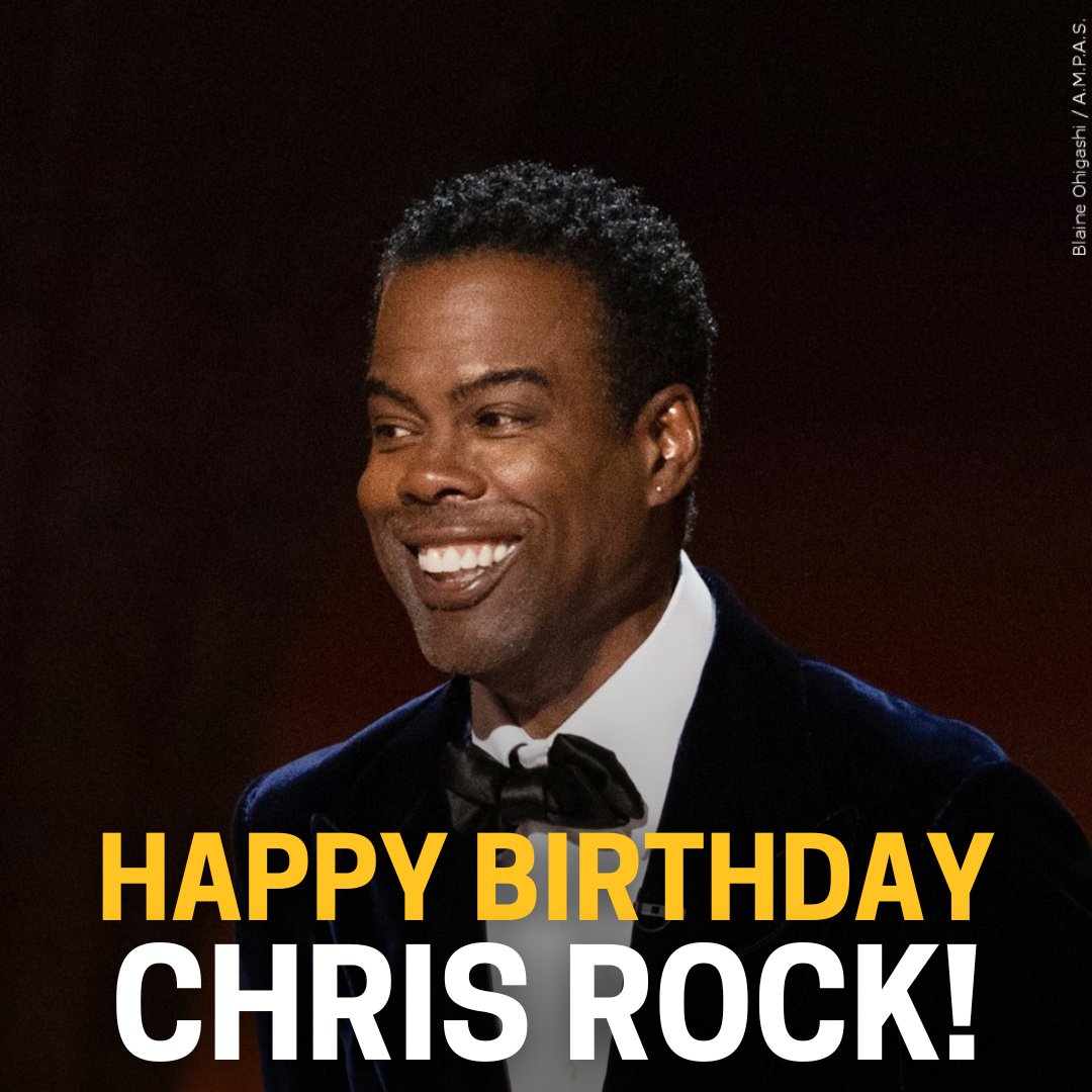 Happy Birthday to comedian Chris Rock! He is 59 today. 