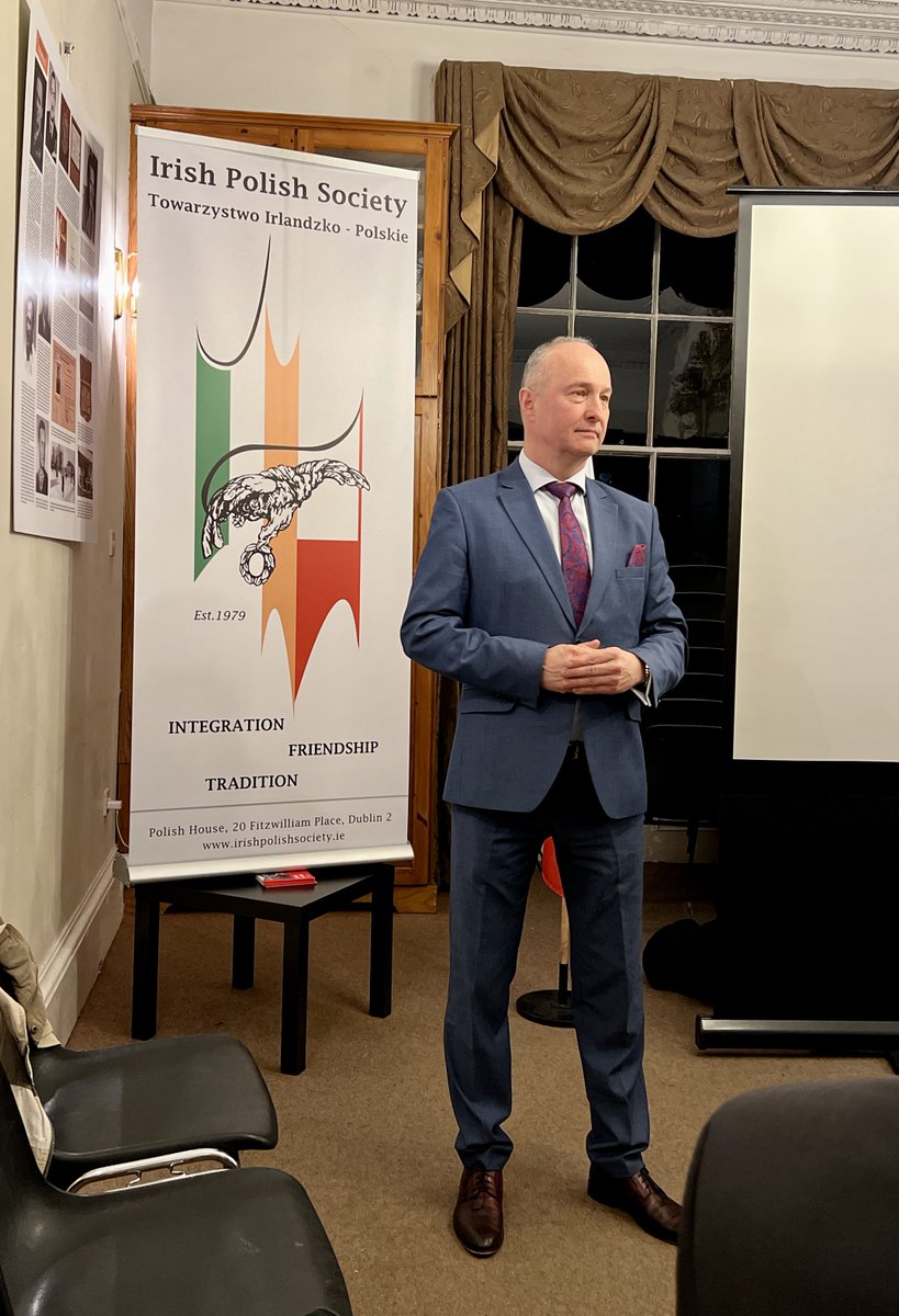 polish_irish's tweet photo. On Sunday, February 5th, Prof. Wawrzyniec Konarski, PAIS member, lectured in Dublin on the Polish state's political challenges. https://t.co/1lthrLYLjj