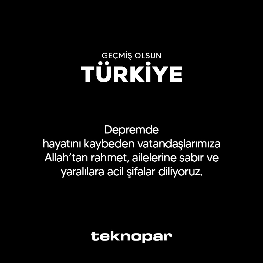 Kahramanmaraş ve çevre illerde yaşanan depremlerde hayatını kaybeden vatandaşlarımıza Allah'tan rahmet, ailelerine sabır ve yaralılara acil şifalar diliyoruz.

#Teknopar #Türkiye #Deprem #Turkey #Earthquake #GeçmişOlsunTürkiye