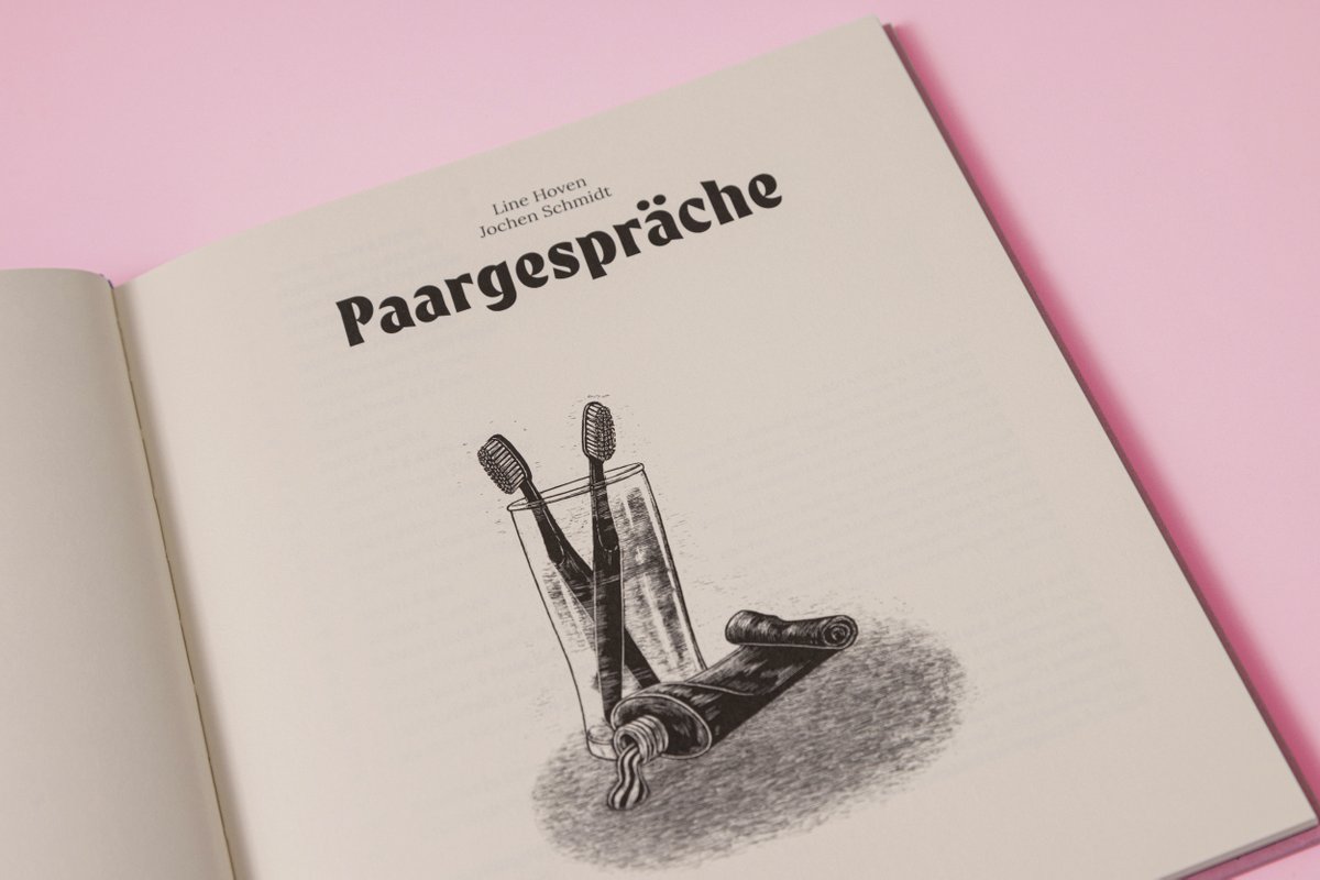 mairischverlag's tweet photo. Heute neu: PAARGESPRÄCHE - TOGETHER FOREVER.
Lustige (ausgedachte) Dialoge berühmter Paare von Jochen Schmidt, klug illustriert und kommentiert von Line Hoven.
https://t.co/nBSmKtBrUr
#linehoven #jochenschmidt https://t.co/4bOP51iJFX