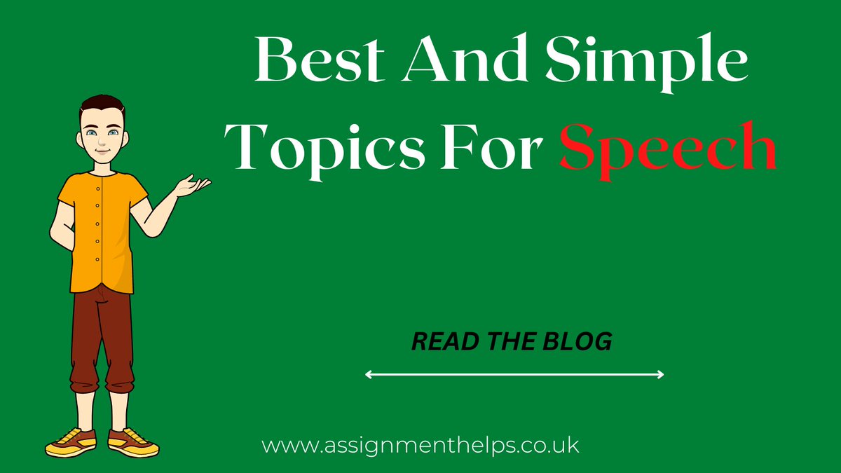 UKAssignments1's tweet image. Topics For Speech.

assignmenthelps.co.uk/best-and-simpl…
#Speech #topicsforspeech #colleges #university #WritingCommunity #studia2023