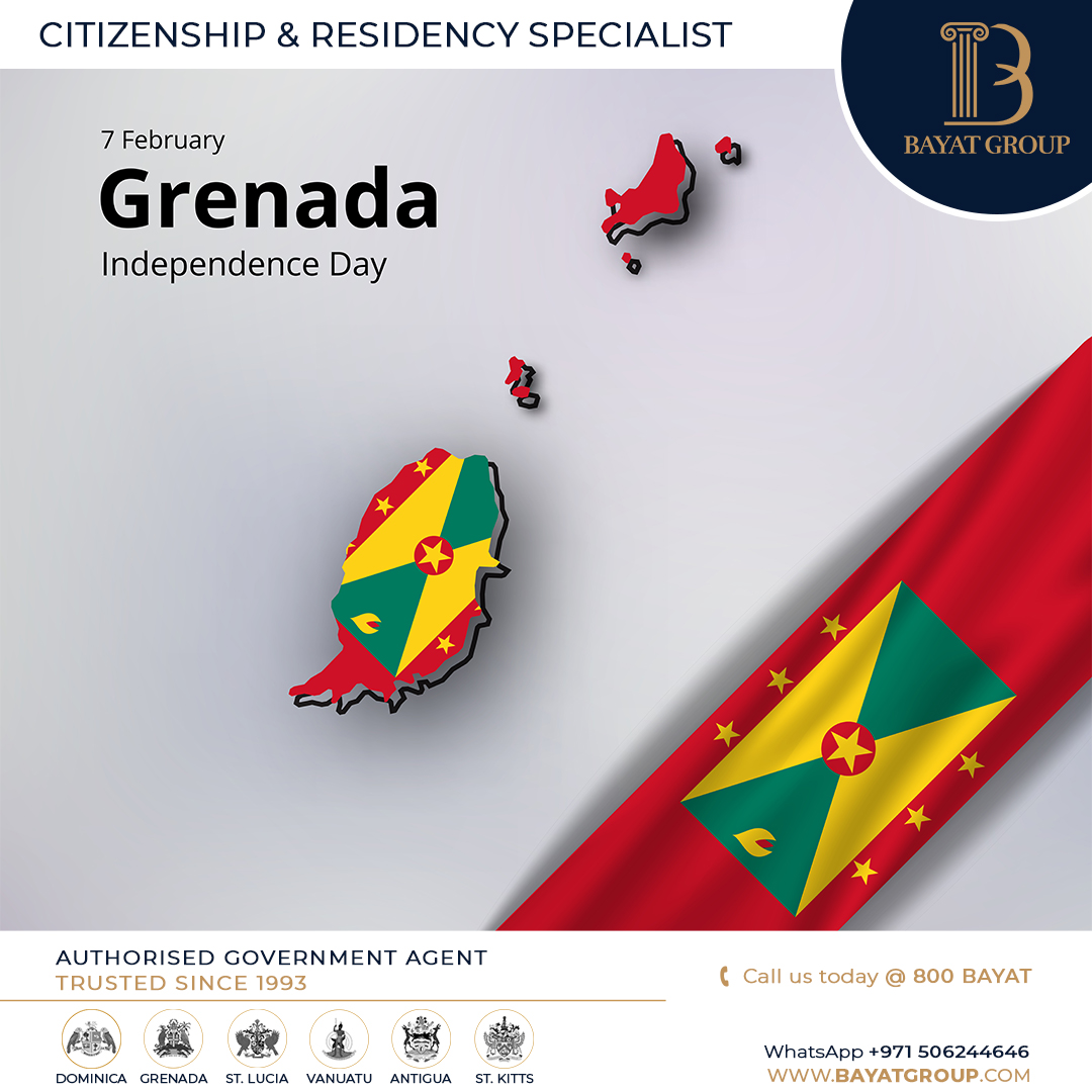 bayatgroup's tweet photo. 🇬🇩 Greetings from Bayat Group to all Grenadian citizens on this important Independence Day.

#grenadaindependenceday #grenada https://t.co/m0khMVqODo