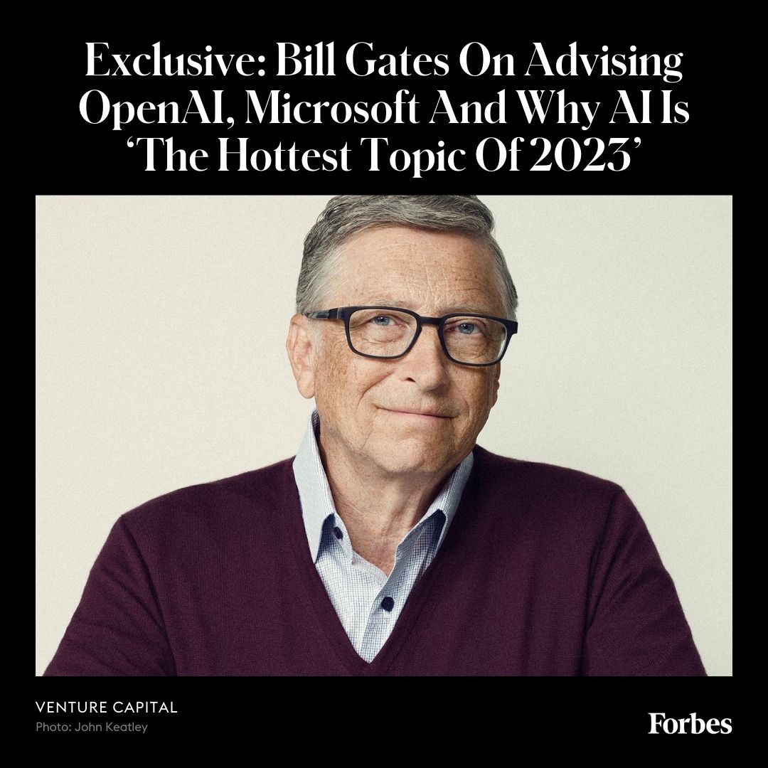 Forbes on Twitter "Microsoft cofounder Bill Gates talked to Forbes