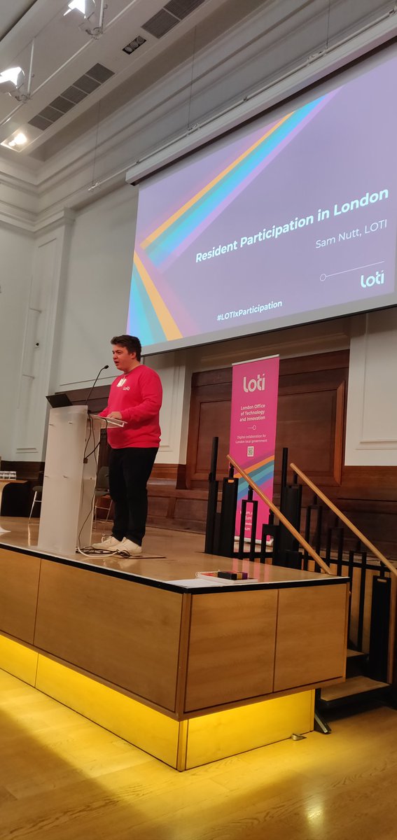 EddieACopeland's tweet photo. .@LOTI_LDN's @SamANutt kicks off our Resident Participation Innovation Day by sharing insights from the amazing work going on in London. LOTIxParticipation https://t.co/9dlyhX200i