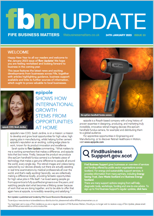 epipole_ltd's tweet photo. epipole is Officially Front Page News!

We are delighted to announce that epipole’s COO, Sarah Jardine, has been featured on the front cover of Fife Business Matters! 🥳

See: https://t.co/9NcAe7a7jH https://t.co/J97eDI7tUL