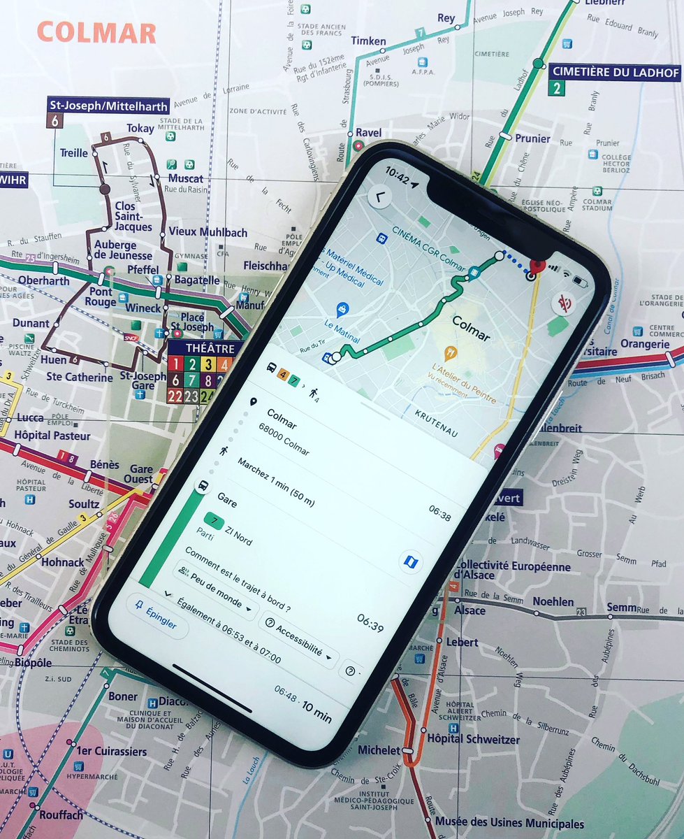 💡Le saviez-vous ?
Vous pouvez désormais rechercher votre itinéraire en bus Trace via Google Maps sur l’ordinateur et sur l’appli en sélectionnant l’icône 🚌