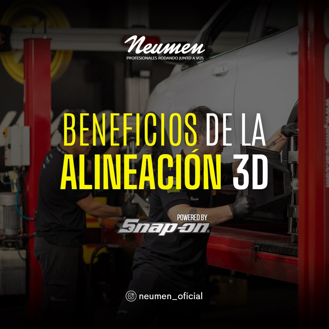 NeumenOficial's tweet photo. Cuando alineás tu auto en cualquiera de nuestros Performance Center, te aseguramos:

* Precisión absoluta en el proceso.
* Mayor eficacia y rapidez en el servicio.
* Mejora en la marcha de tu vehículo.
* Aumento en la seguridad de tu conducción. https://t.co/5IXo09Wz2D