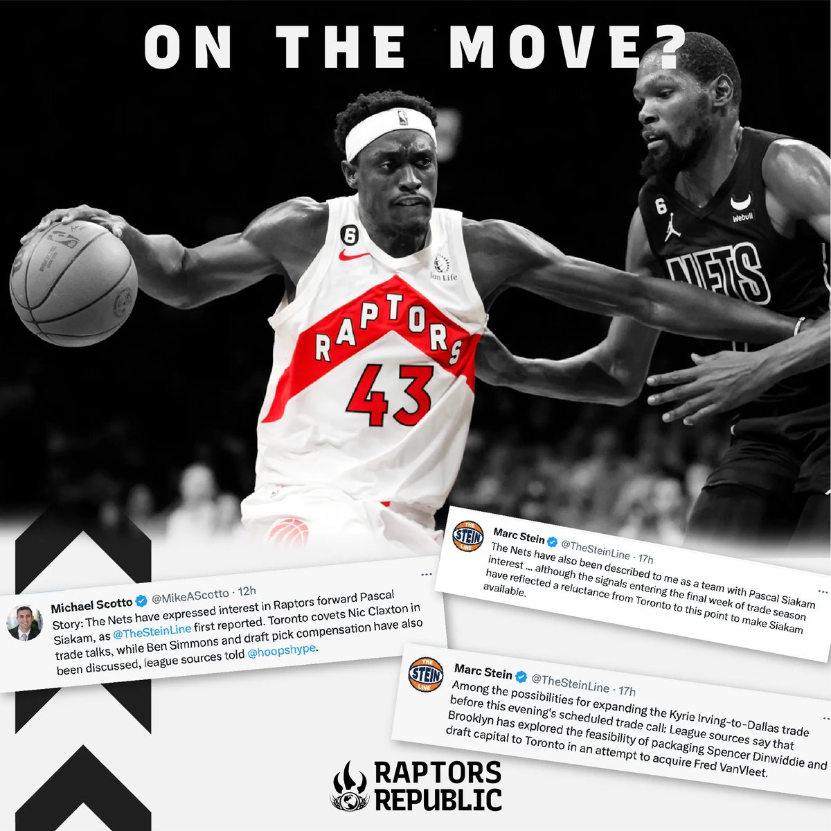 Raptors Republic on Twitter "It seems trade talks between the Nets and