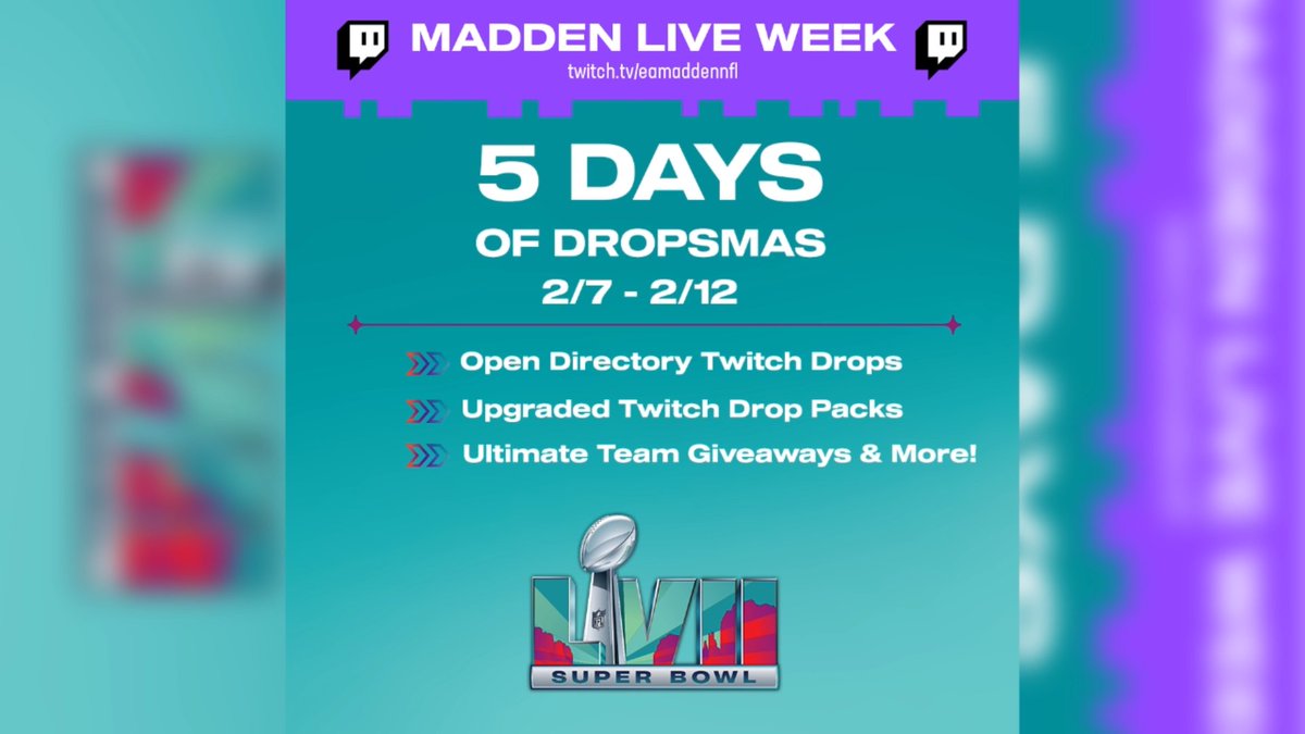 From GMM:

-Elite Legends Pack make-goods will be coming, more info coming today from @EASPORTS_MUT 
-A new Title Update will be available today w/ loop blitz tuning
-Kicking abilities turning off at halftime has been addressed in the new Title Update
-5 Days of DropMAS on Twitch