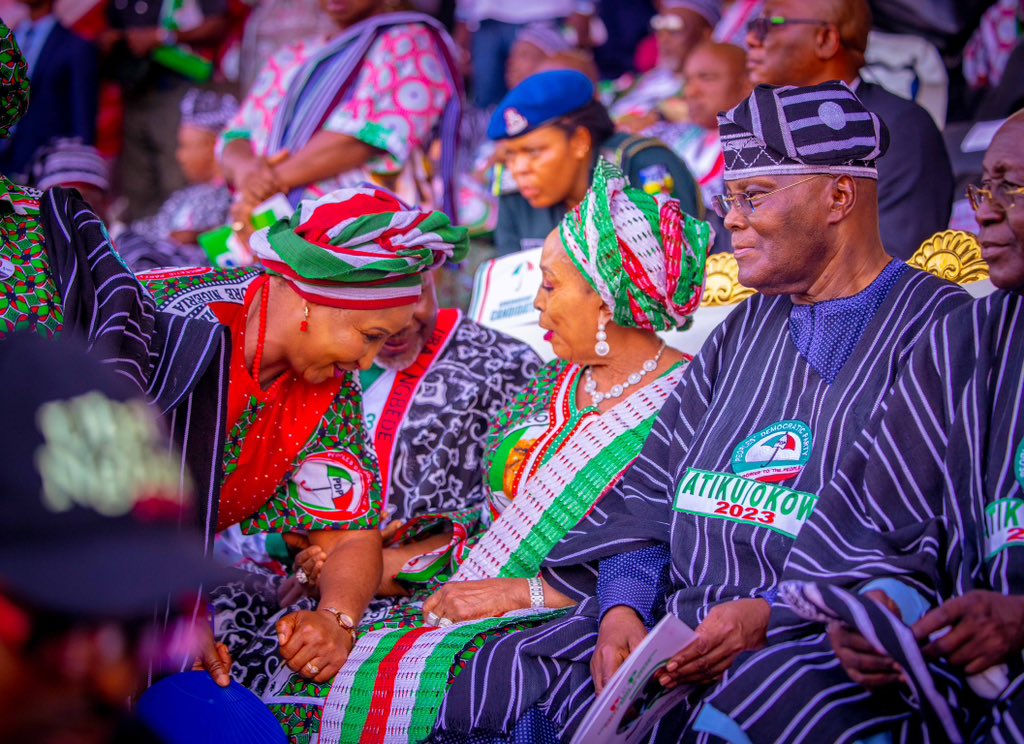 Enwagboso's tweet photo. The G-5 pushed the North to support one of their own.

Wike chased ppl out of the party &amp; taunted some to win their states so he could see. 

He threw the challenge, and the North is responding with force.

This election is only going one way.

#Atikuwave #AtikuInBauchi https://t.co/NyRfLO5aka