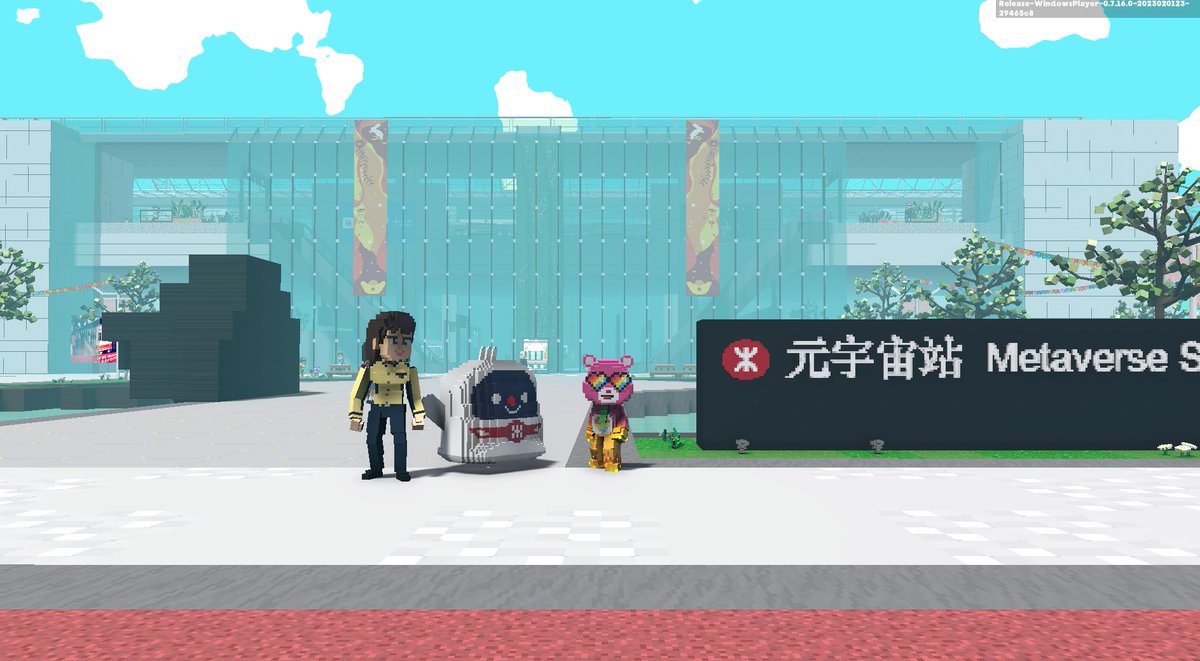iTummer's tweet photo. @TheSandboxGame I found the Delivery Robot in Next Station: Metaverse! 🚉 #LunarNewYearTSB https://t.co/FXw2Gajgpm
