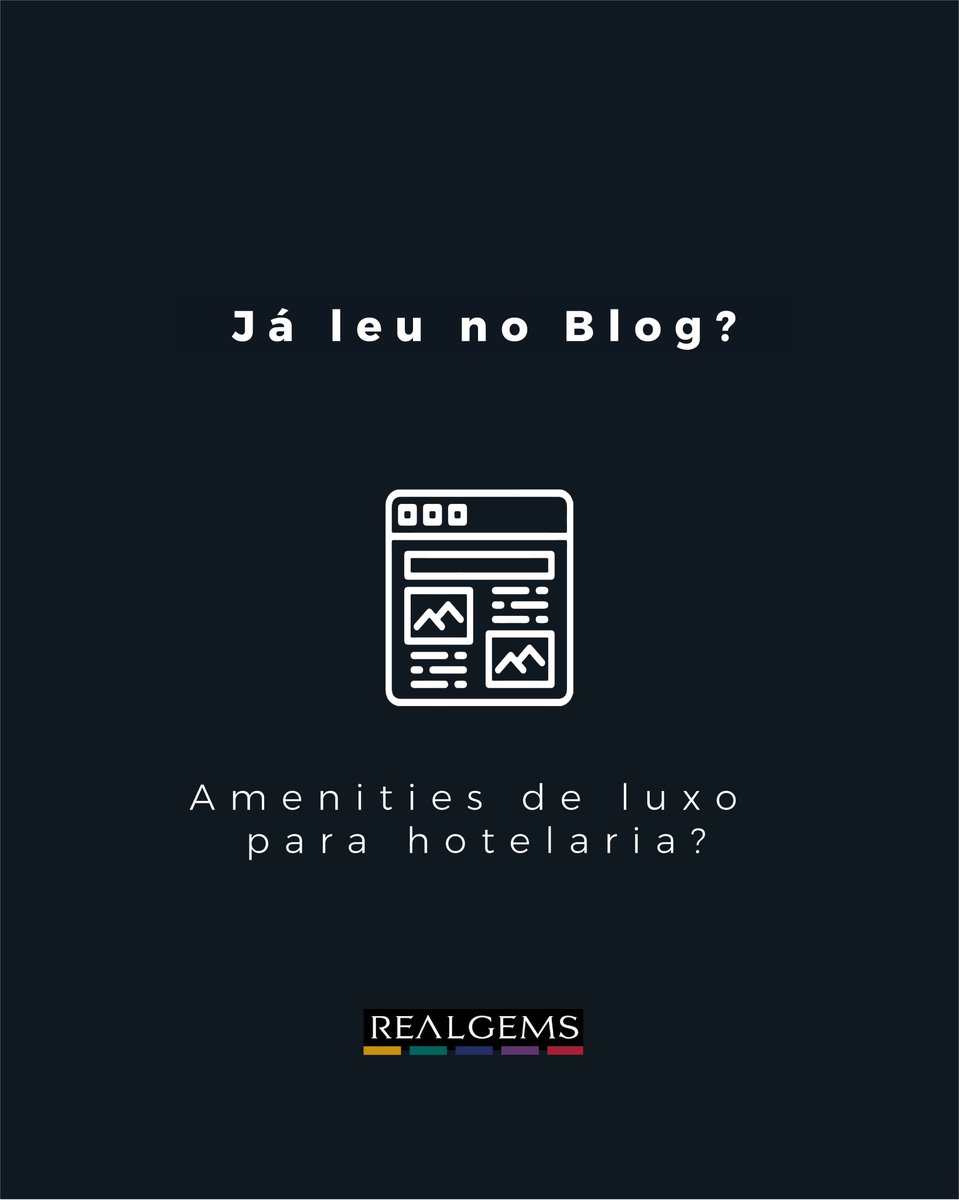 Realgems_Store's tweet photo. Os hóspedes estão cada vez mais exigentes e querem ter durante sua hospedagem as melhores experiências e o encantamento. Confira em nosso Blog #luxury #luxurybrands #amenities #hotel #hotelaria #travelling #travel #viagem #Curitiba 
https://t.co/FatDRwLhxe https://t.co/9vn10b6DFD