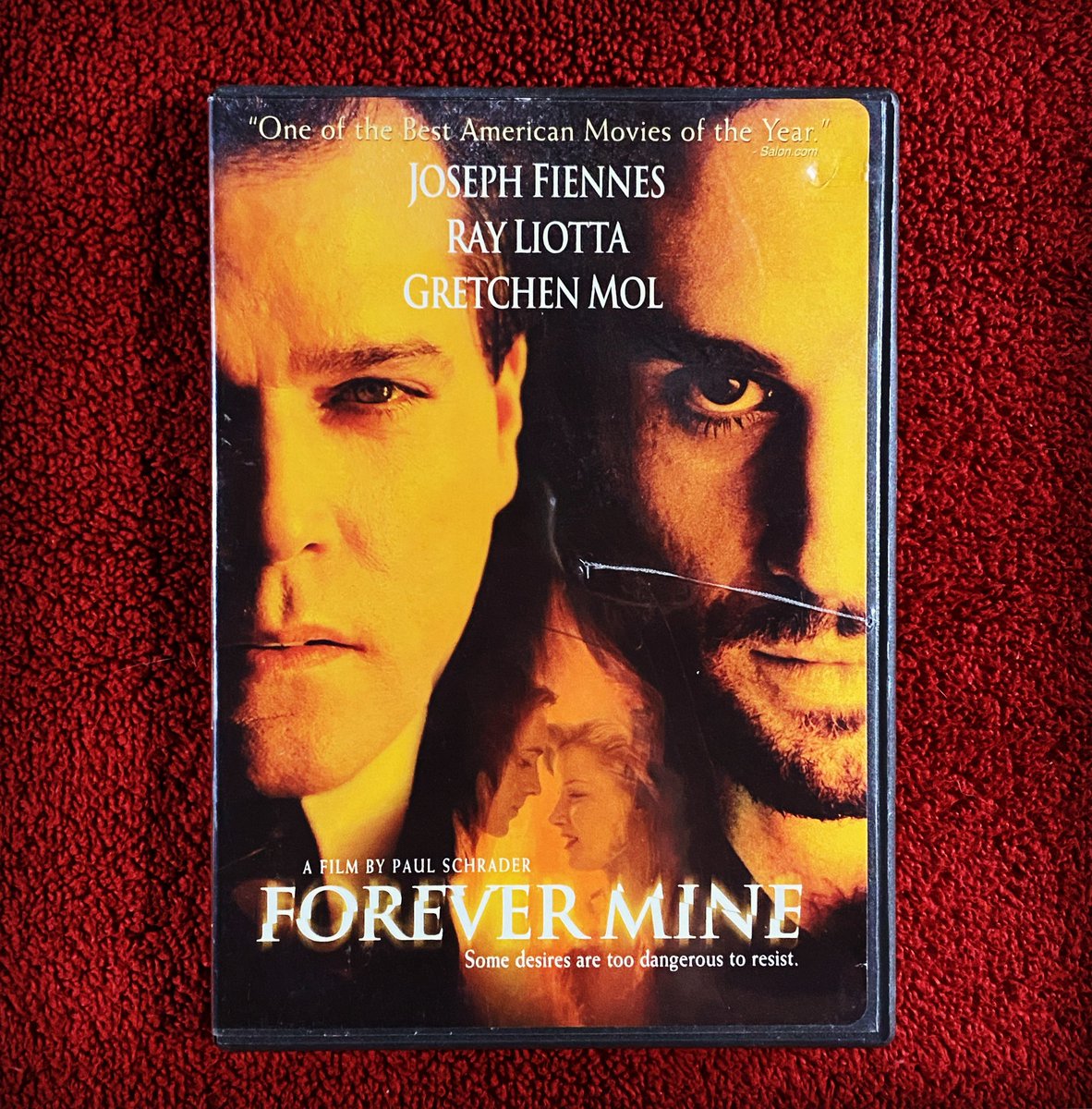 More St. Paul of Schrader on this cold and wet Tuesday…

Now watching - FOREVER MINE (1999) D. Paul Schrader

#forevermine #paulschrader #josephfiennes #rayliotta #gretchenmol