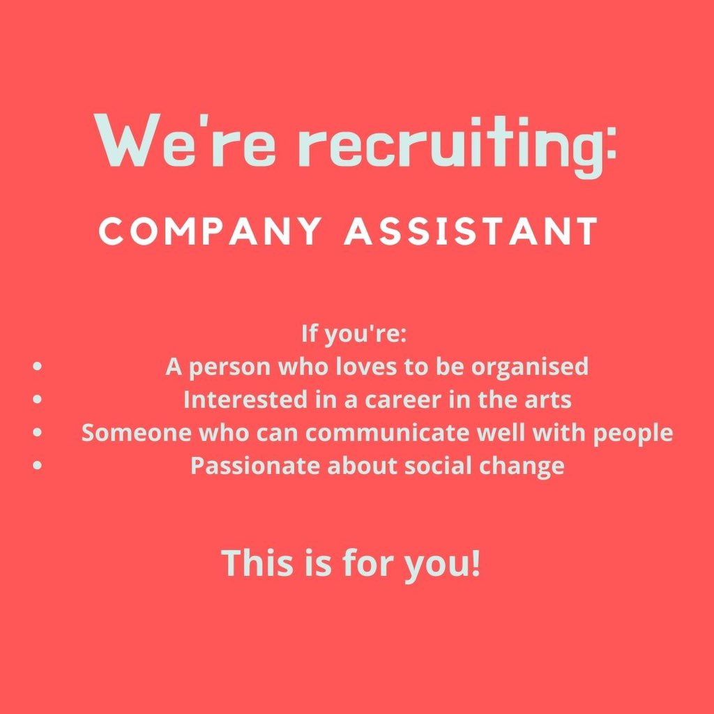company_others's tweet photo. 🪩Come and work in dance🪩
A lush role for someone who loves to be organised, make things happen and work creatively!
4 days pw / £17, 472 / Training / Support or Mentor provided.
#ArtsJobs #Dance #CharityJobs #CommunityOfOthers #WorkWithUs https://t.co/xxmlPCAUAu