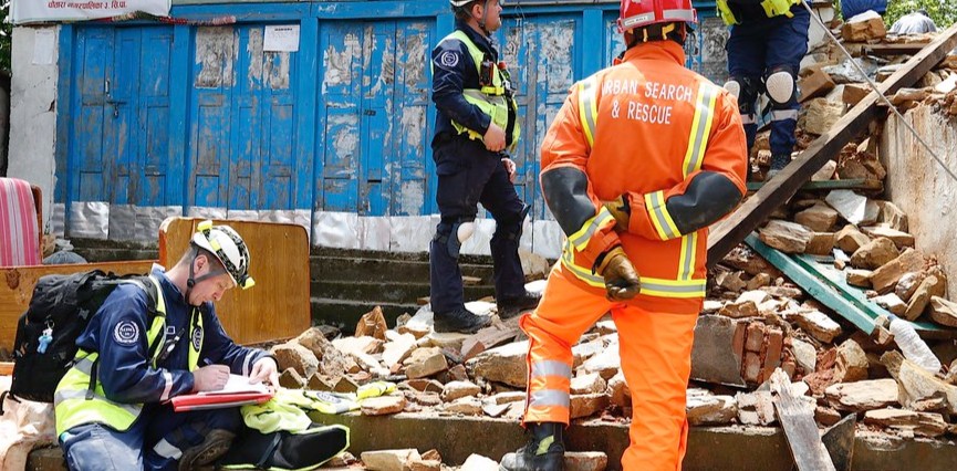 Firefighters from 14 UK fire &amp; rescue services are on their way to the Republic of Türkiye to carry out search &amp; rescue operations. The 77-strong International Search &amp; Rescue team provides specialist support where it is needed most. Search &amp; rescue dogs have also been deployed.