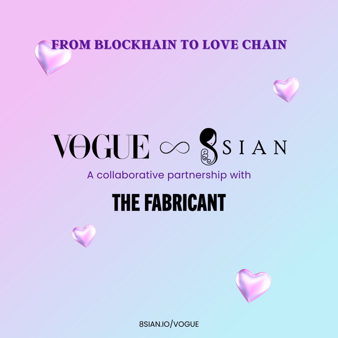8sianMagazine's tweet photo. 🥁LIGHTS, CAMERA, FABRICANT!📸

Announcing @thefabricant as partner for #VogueSGx8SIAN

A digital fashion house leading the industry and have worked with @OffWht @TommyHilfiger @RTFKstudios

More deets soon 🤫

💖3 LOVELIST GA💖
- Like, RT &amp; Tag 3
- Follow @thefabricant @8sianNFT https://t.co/lngpQz4PFU
