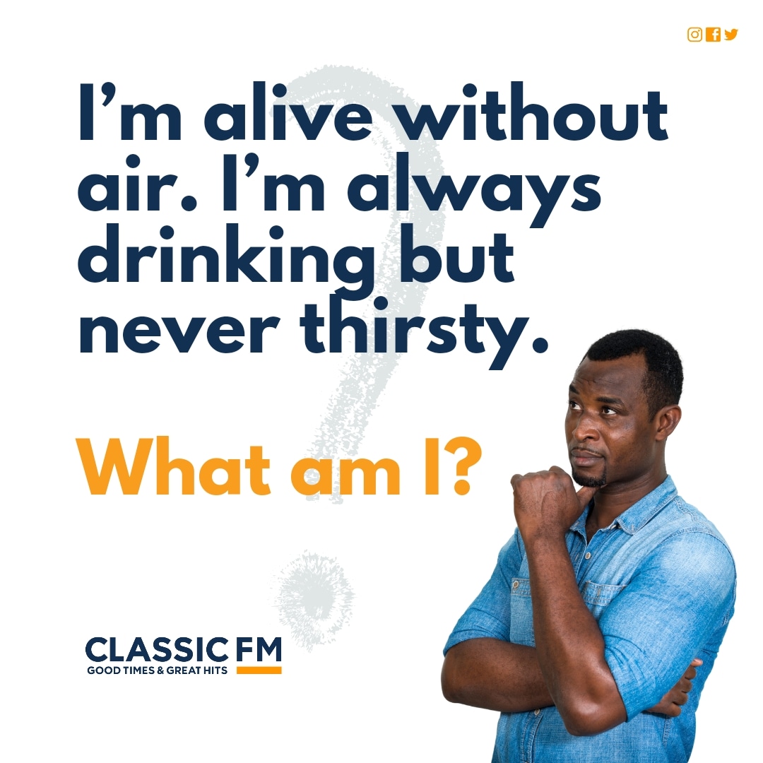 Classic105Kenya's tweet photo. What am I? #ClassicRiddles https://t.co/oKJyygdWgB