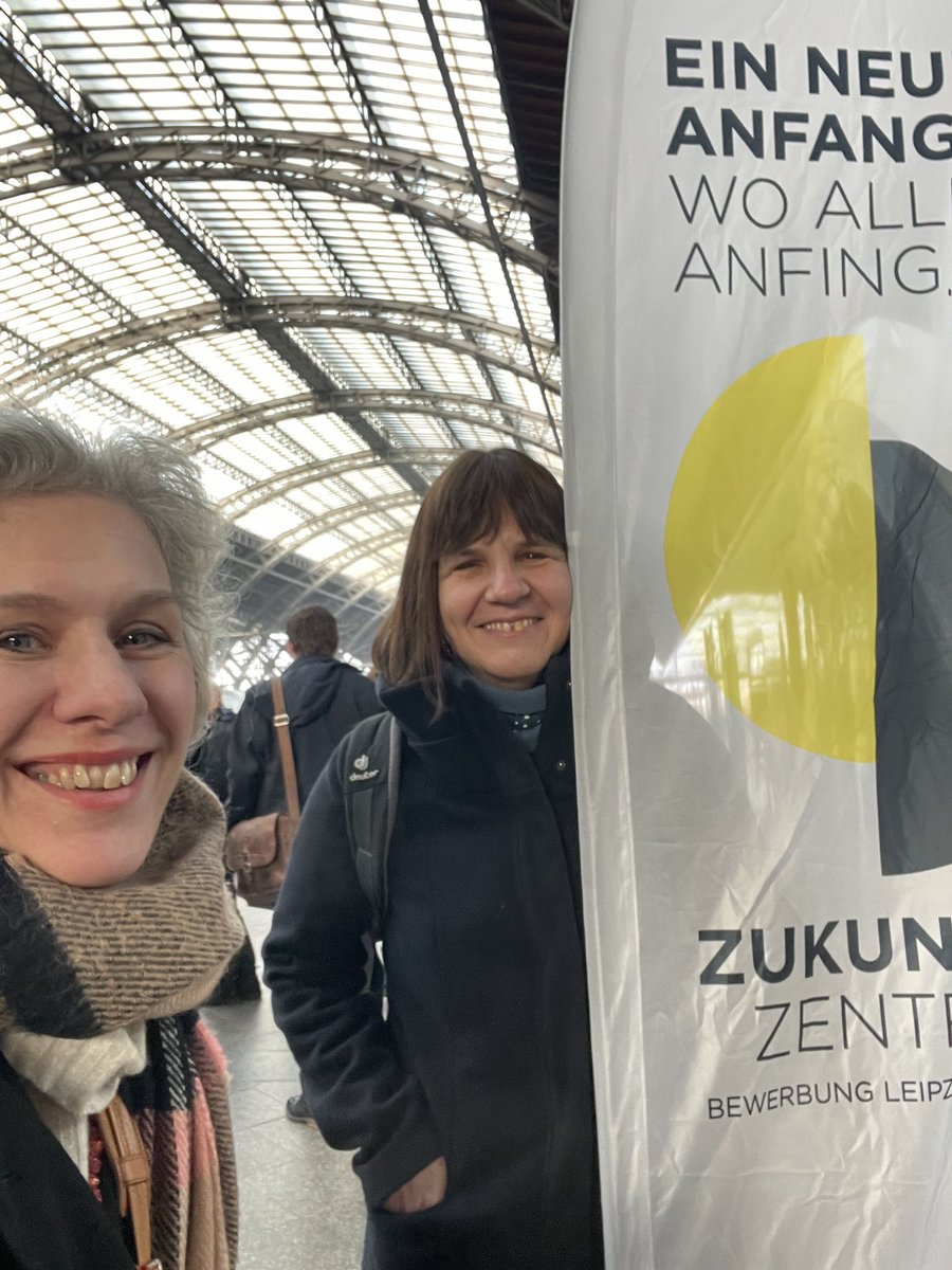 Heute präsentierten Leipzig&Plauen ihre gemeinsame Bewerbung für das #Zukunftszentrum für deutsche Einheit und europäische Transformation. Diana Zierold ist die Ideengeberin der gemeinsamen Bewerbung, die wir @StadtratGruene im #srle beantragten.