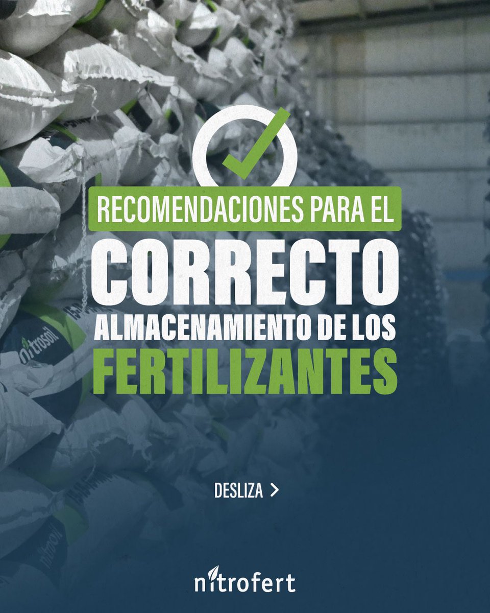 NitrofertCol's tweet photo. Hoy en Martes de Agro, la importancia sobre el correcto almacenamiento de los fertilizantes.
#cultivo #campocolombia #agrocolombiano #campo #agricola #fertilizantes #nitrofert #nitrosoil #npk https://t.co/g4hqWCc54v