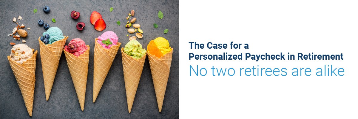 Individuality – it’s a fact of life. It explains retirees’ low acceptance of pre-packaged retirement solutions. Income Discovery CEO Manish Malhotra examines how retirement plans can better serve retiring participants with a personalized solution.  ow.ly/b91e50Ic5XM