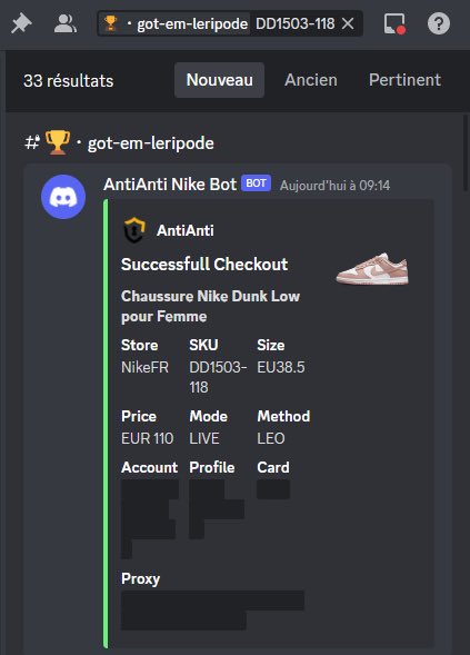 CG : <a href="/WixNotify/">WixNotify</a> 
PROXIES : <a href="/BeastSubnet/">Beast Subnet</a> 
BOT : <a href="/AAShoppingBot/">AntiAntiBot</a>