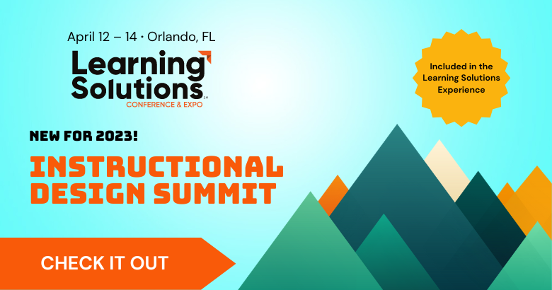 learningsolpub's tweet image. "With a strong ID foundation, you can create high-quality learning materials that are customized to address the strengths and weaknesses of your learners." Learn how you can take your #ID skills to the next level &amp;gt;&amp;gt; bit.ly/3Dvtxer
#instructionaldesign #LSCon