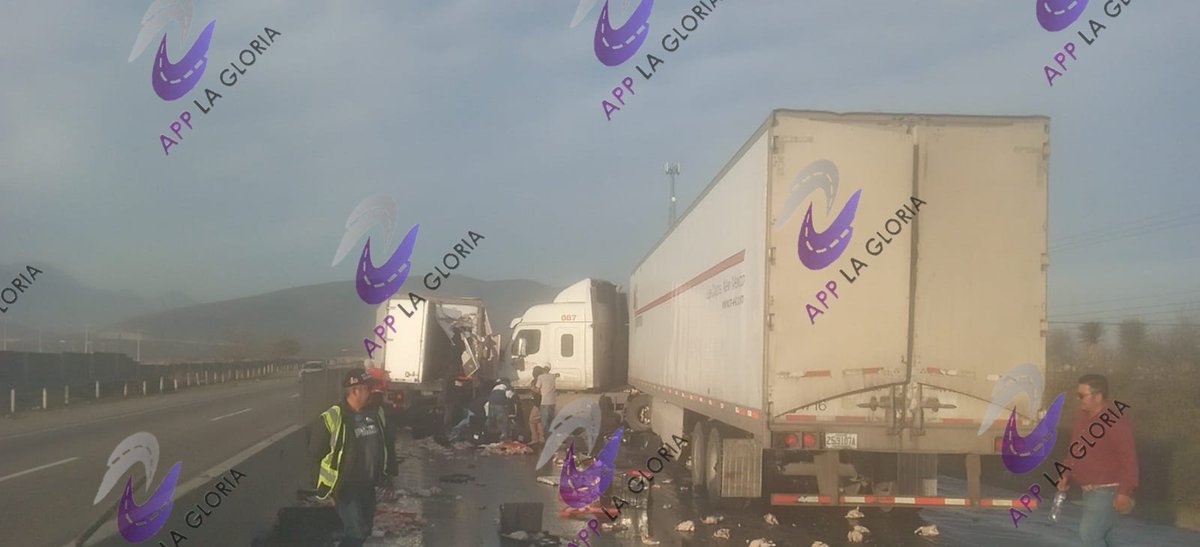 AppLaGloria's tweet photo. 🚨Buenos días en atención a Colisión tipo carambola en la carretera Libramiento Noreste con dirección hacia Saltillo en el km 10+700🚨

⚠️Tráfico denso, maneje con precaución ⚠️ https://t.co/juPOZQTkpV