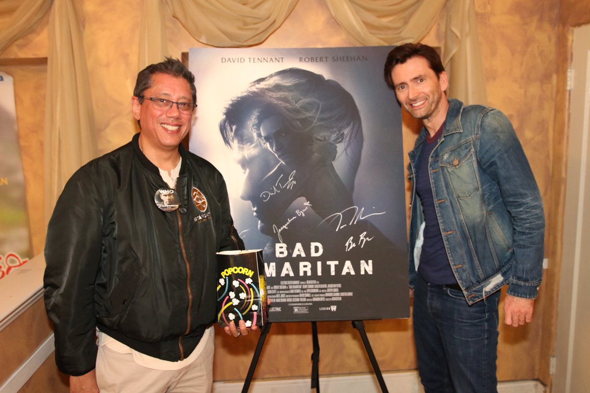 Dean_Devlin's tweet photo. Still can’t believe I once got to work with David Tennant! https://t.co/gtUomkrcsh