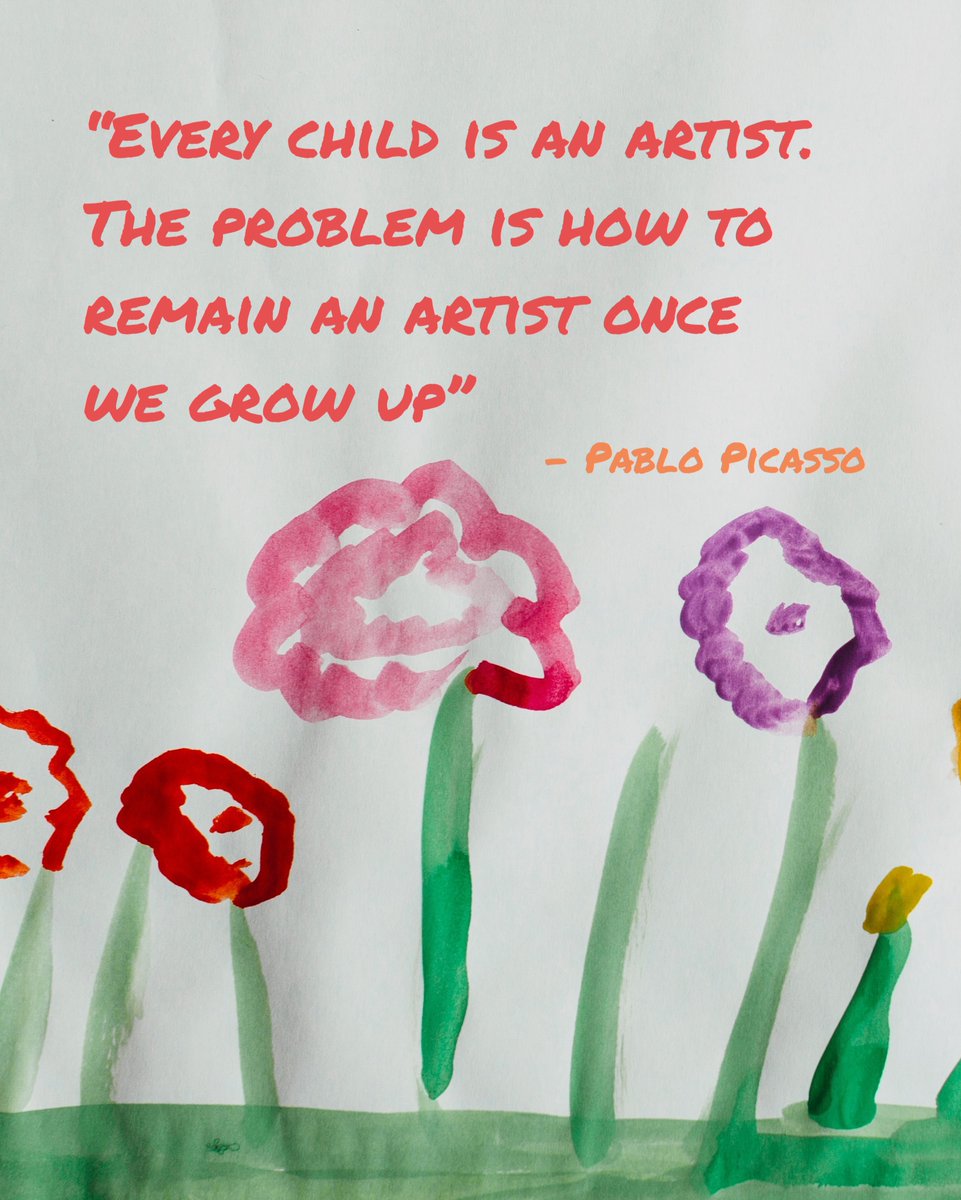 MBBooks2's tweet image. “Every child is an artist. The problem is how to remain an artist once we grow up” – Pablo Picasso 
Always encourage your kids with art remember it can help keep you young also.  #pablopicasso #kiddos #artist #kids #art