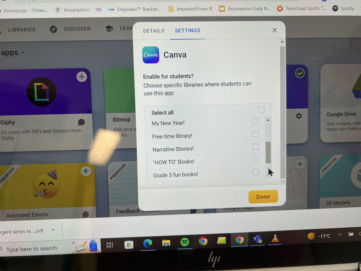 Mind was 🤯today! @MrMacDonellOCSB taught us all about #canva but the best part was how easy it is to link it to #BookCreator whoa!! So many possibilities with #leveragingdigital @AssumptionOCSB