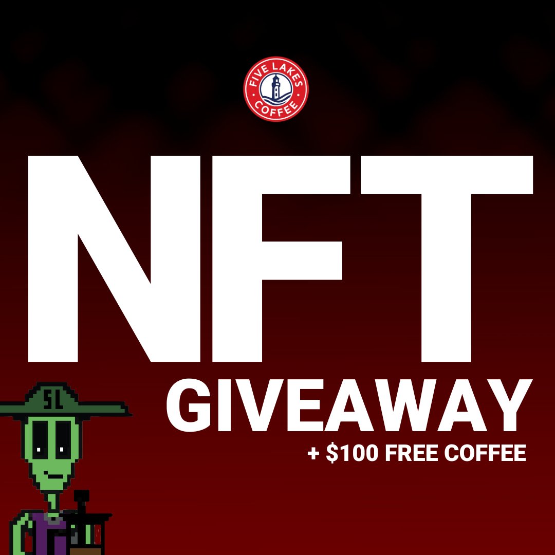 FiveLakesCoffee's tweet photo. Win a coffee lover's dream! Get $100 worth of free coffee at https://t.co/5w0HvDTPbY with our Coffeepunks NFT giveaway!

#NFTCommunity  #NFTGiveaways 

https://t.co/HYtdabeJVm https://t.co/YR9i3eNzVL