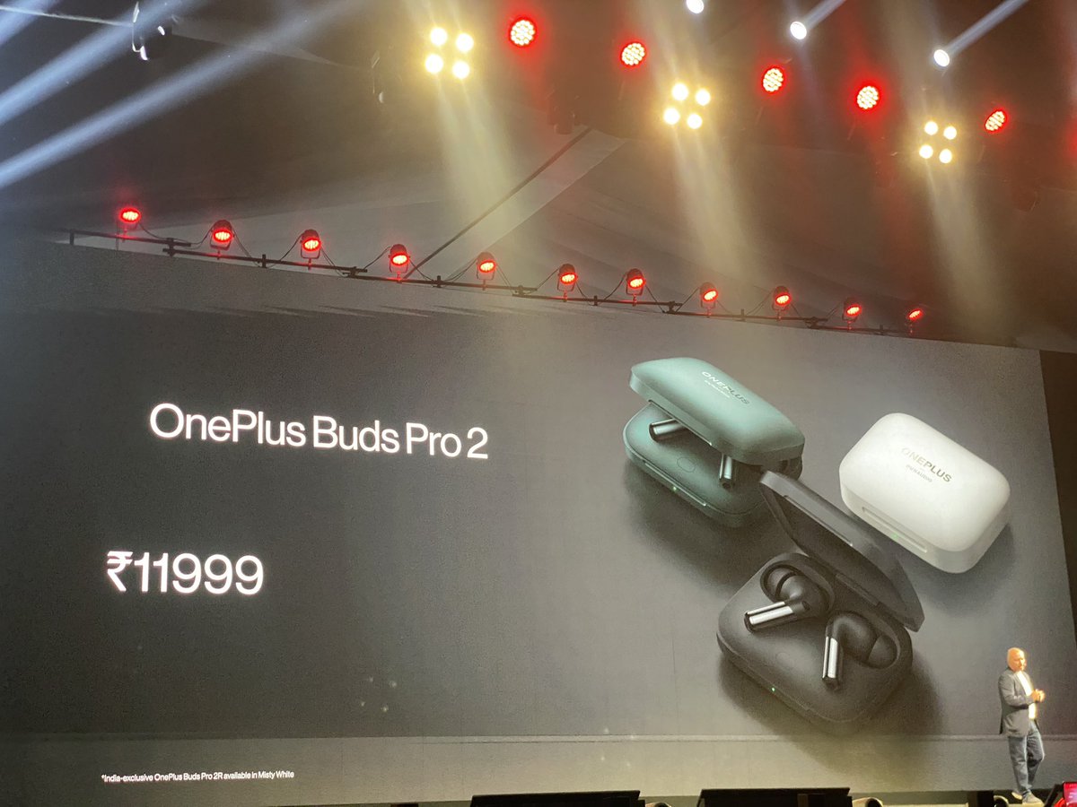deepanker70's tweet image. #OnePlusBudsPro2 costs Rs. 11999