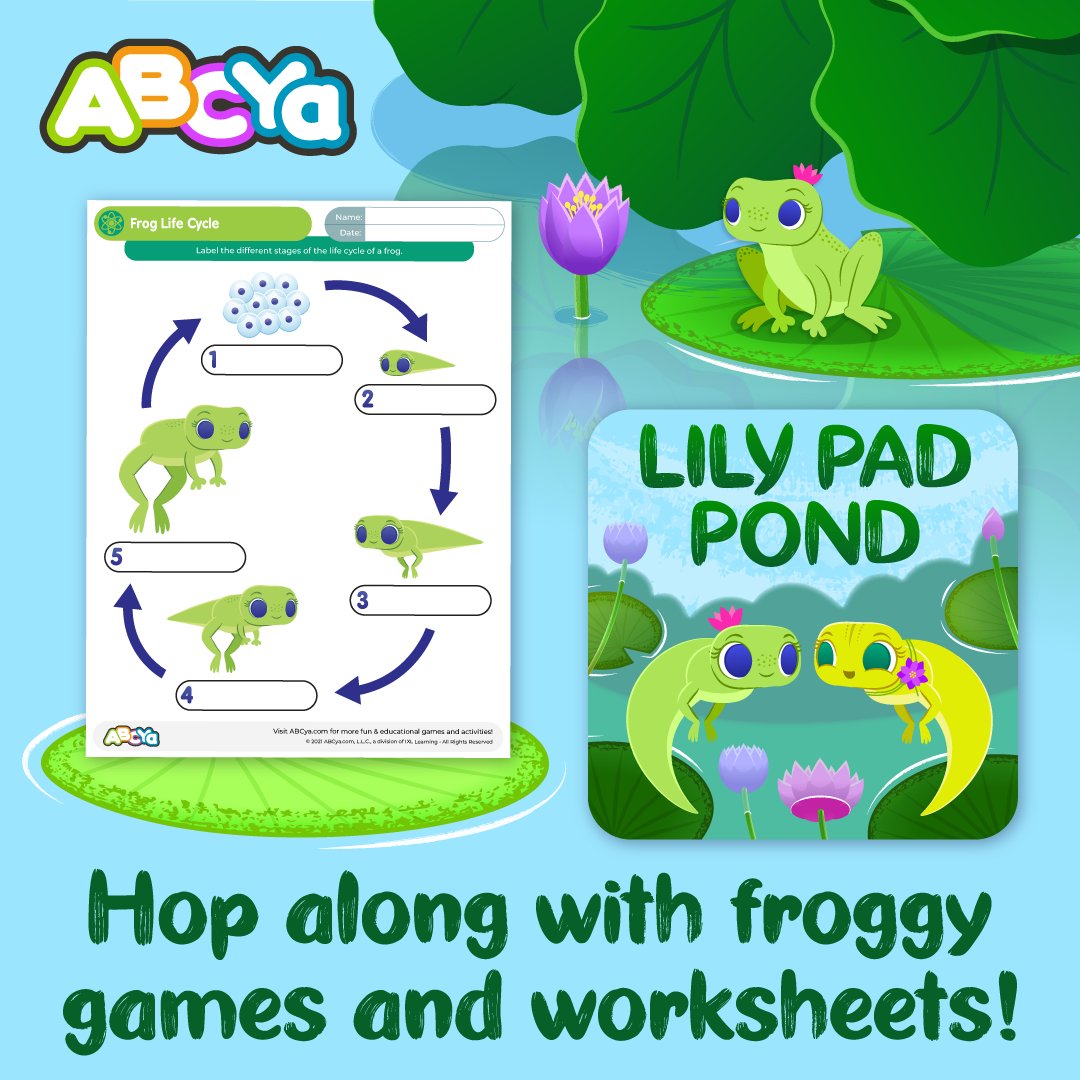 on Twitter "Ribbet, ribbet.. froggy games and worksheets