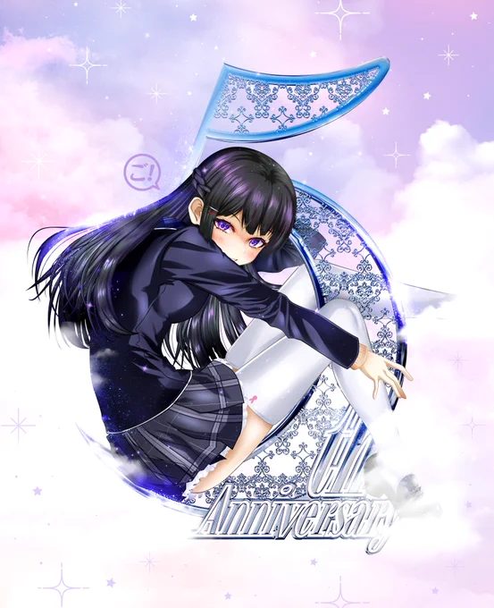 月ノ美兎委員長!!5周年おめでとうございます!!これからもたくさん応援させて頂きます〜!#みとあーと#月ノ美兎5周年 