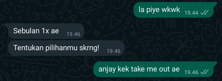 ur_ijal's tweet photo. selo neng, nonton sebulan 2x juga ayo aja kalo sama kamu mah 😙 https://t.co/2AMagL6eI7