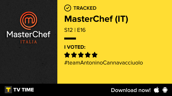 amphetamines_'s tweet photo. I've just watched episode S12 | E16 of MasterChef (IT)! https://t.co/FG2XzMpFHg #tvtime https://t.co/xtCBBoRhWG