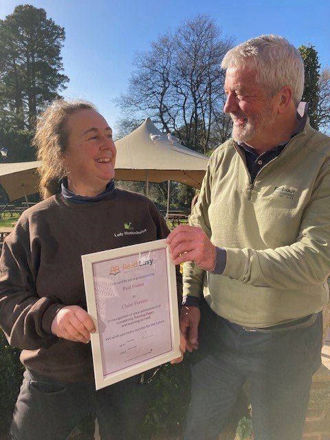 Congratulations to Claire on obtaining her Turning Pages certificate!🏆

If you know someone that would like to grow their reading skills like our Lady Horticulturist <a href="/ladyhort8/">Lady Horticulturist CMTGG</a>  contact us at Read Easy on 079 42 367 367