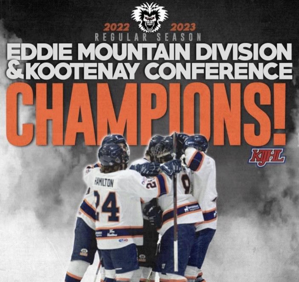 Proud of our <a href="/CV_Rockies/">CV Rockies</a> team. There wasn’t many outside our organization who would have believed that we would accomplish this goal. 1st time in 19 years this banner will be raised in the Eddie! Objective 1 complete boys and YOU EARNED IT!! <a href="/KIJHL/">Kootenay International Junior ‘A’ Hockey League</a> #RockiesRock #FillTheEddie