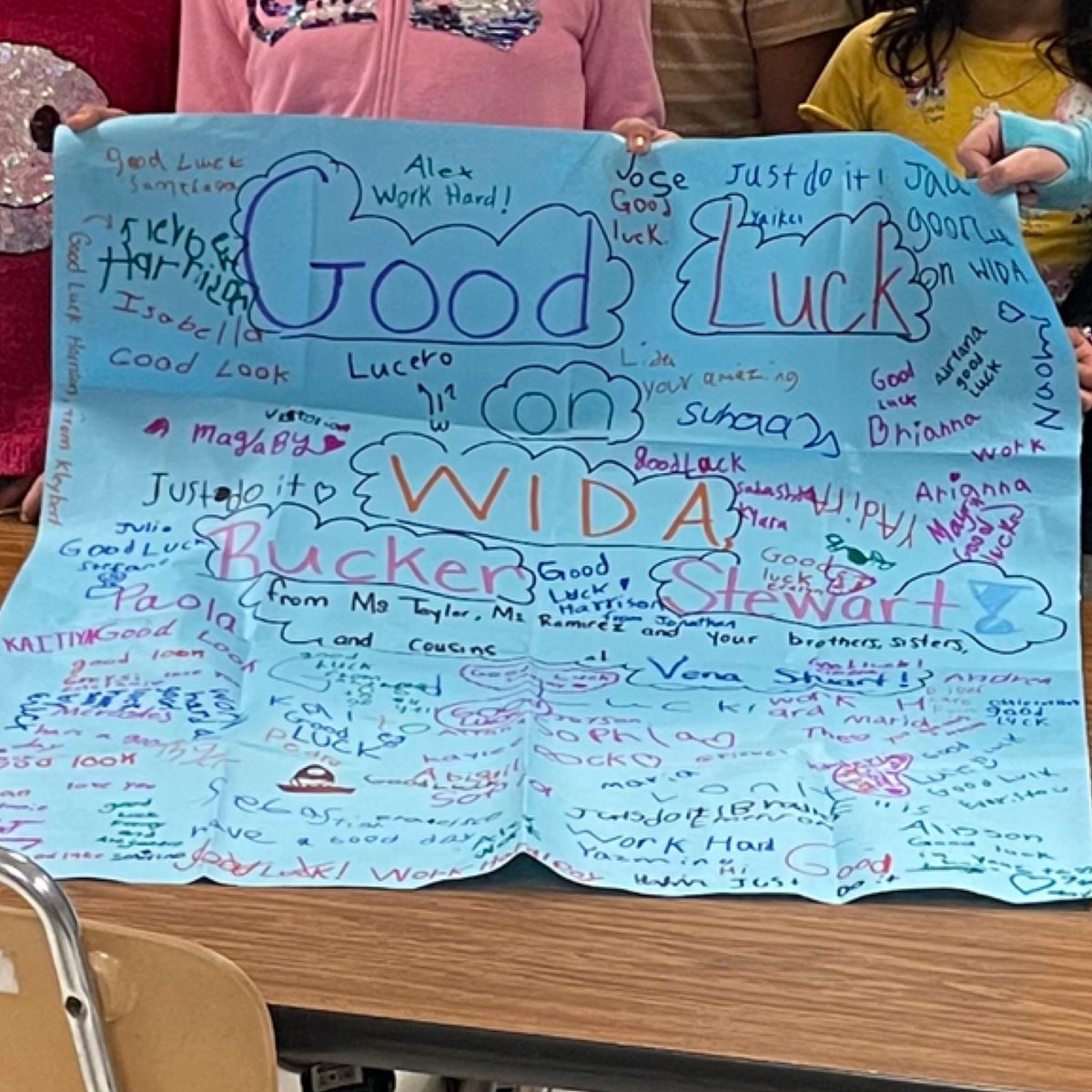 Are you ready for the <a href="/WIDA_UW/">WIDA™</a> test?
<a href="/SchoolsSumner/">SumnerCountySchools</a> EL classes sent each other encouraging notes. Some schools are making a wall of encouraging notes from teachers &amp; having treats. Our kids are more than a test but we love to celebrate their growth! <a href="/JamiJWarren/">Jami Warren</a> <a href="/scottlangford72/">Scott Langford</a>
